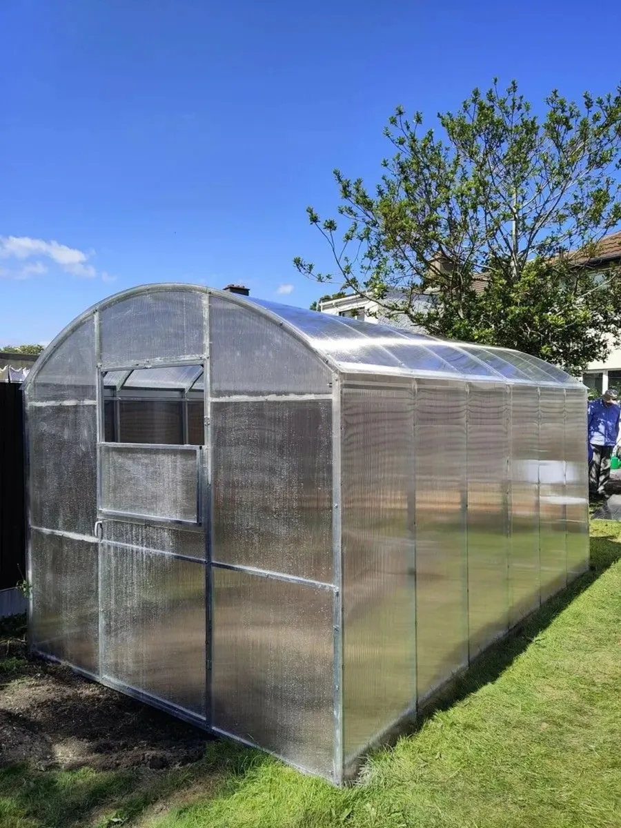 SALE 15%Straight Wall 2.5 Polycarbonate Greenhouse - Image 2