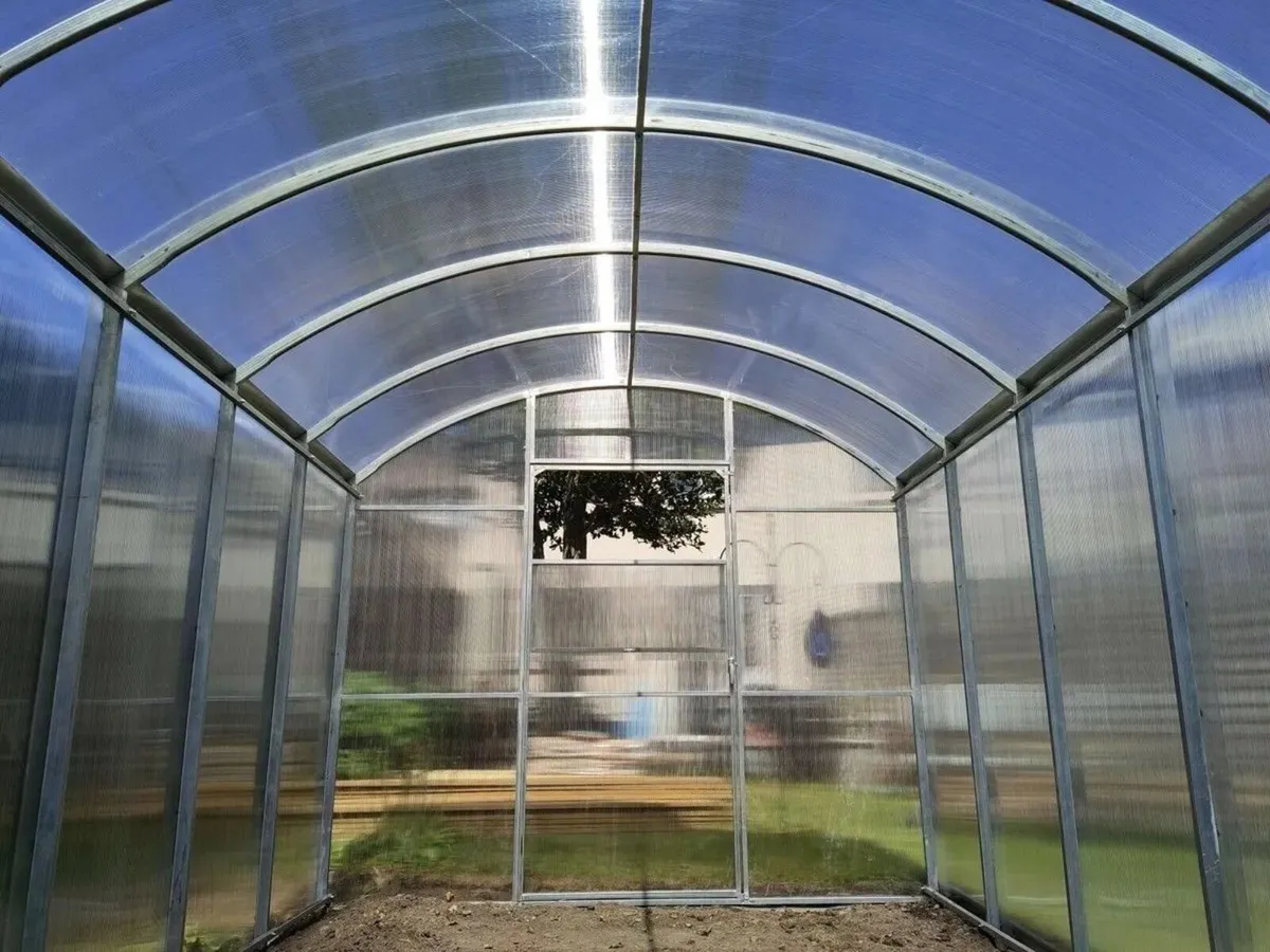 SALE 15%Straight Wall 2.5 Polycarbonate Greenhouse - Image 4