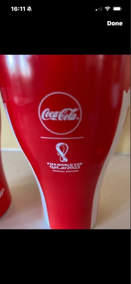 Water World Cup Coca Cola Aluminium Cups - Image 2