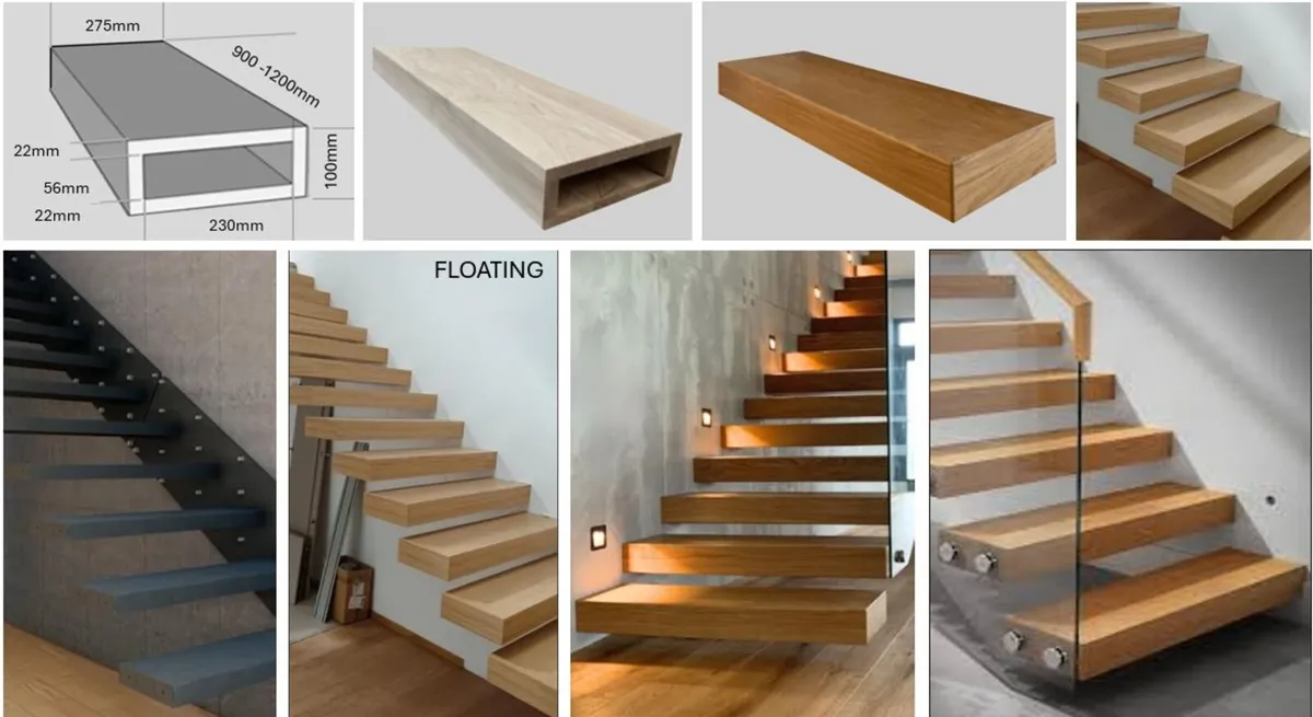 Oak Stair Treads-Risers-Landings-Stair Projects - Image 3