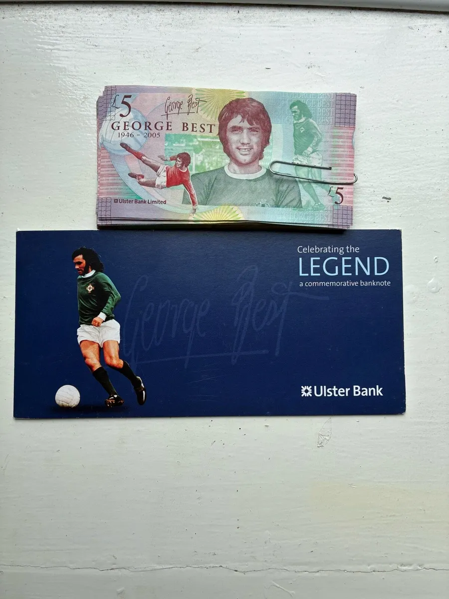 George Best (3) Notes with Folder - Image 1
