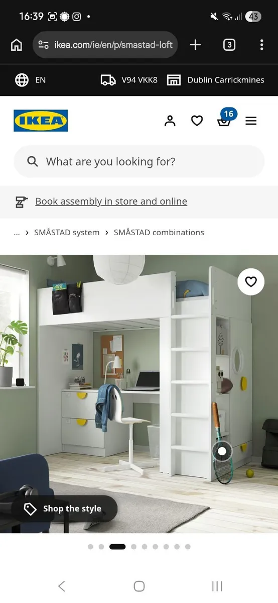 Ikea SMASTA loft bed - Image 4