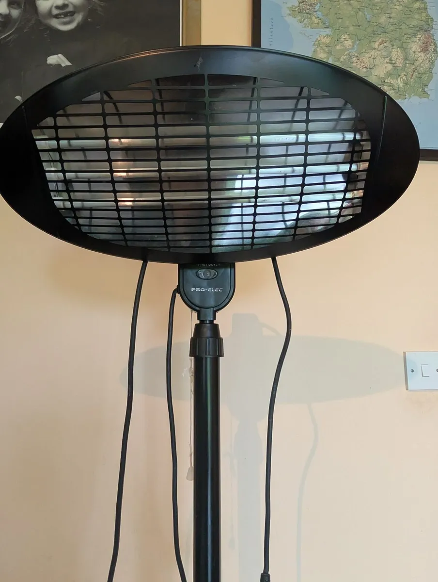 Pro-Elec 2000W Electric Infrared Free-Standing Pat - Image 4