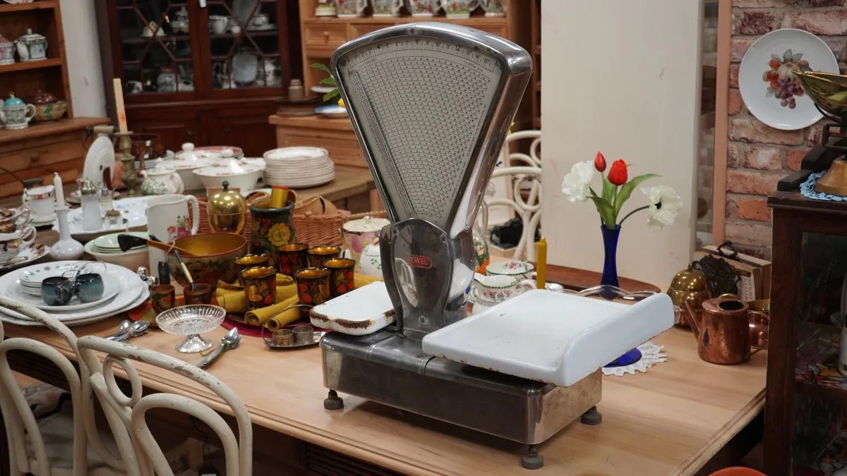 Vintage Berkel Auto Scale Counter Shop Scales - Image 2