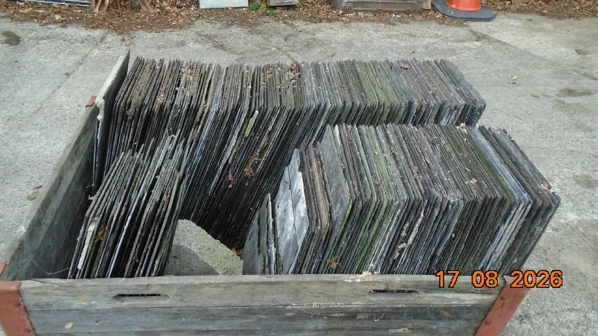 Blue Bangor roof slates 12x24. - Image 2