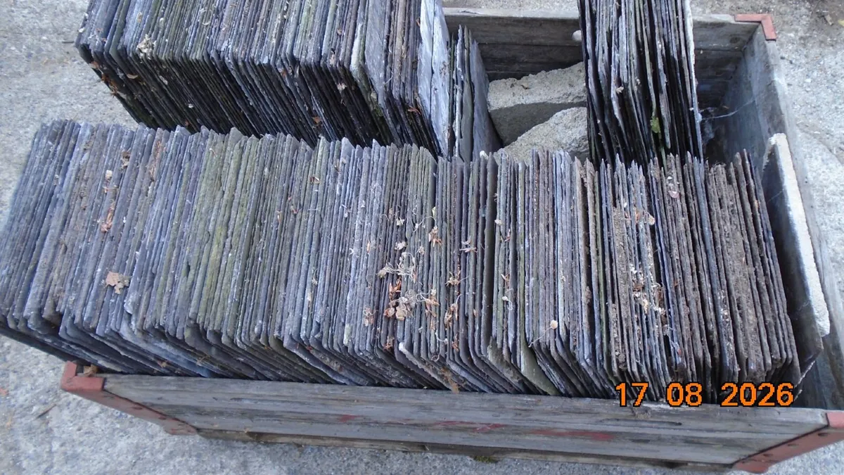 Blue Bangor roof slates 12x24. - Image 4