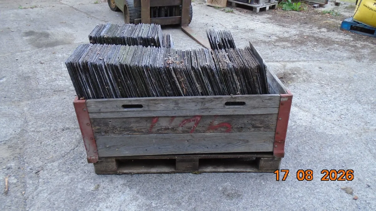 Blue Bangor roof slates 12x24. - Image 1