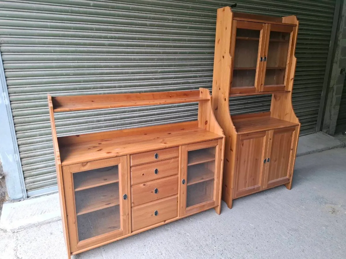 IKEA Solid Pine Sideboard &  Cabinet (DELIVERY) - Image 1