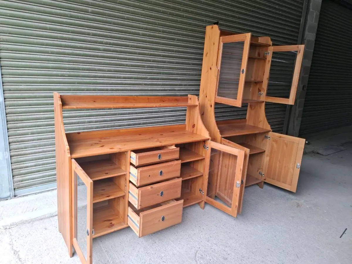 IKEA Solid Pine Sideboard &  Cabinet (DELIVERY) - Image 2