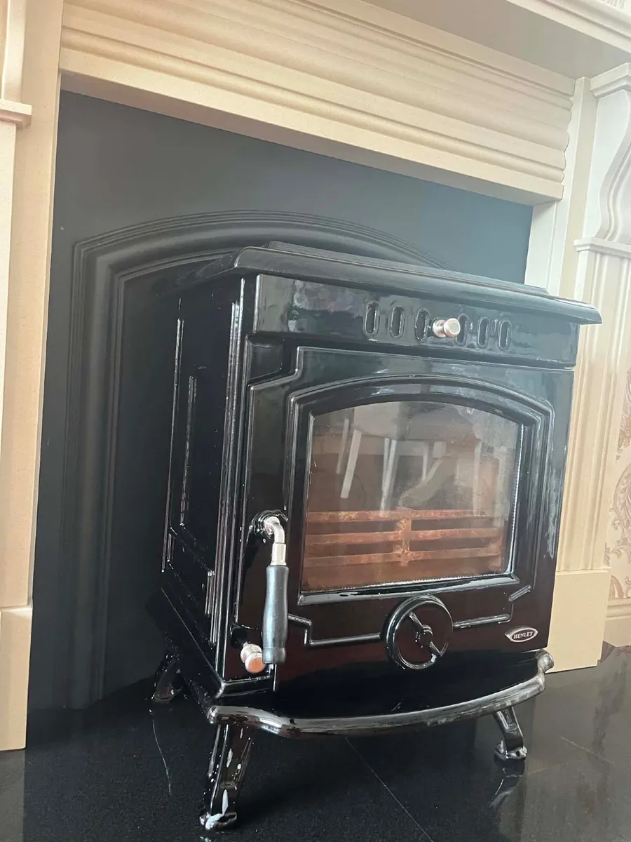 Fireplace,Mirror And Henley Stove - Image 1