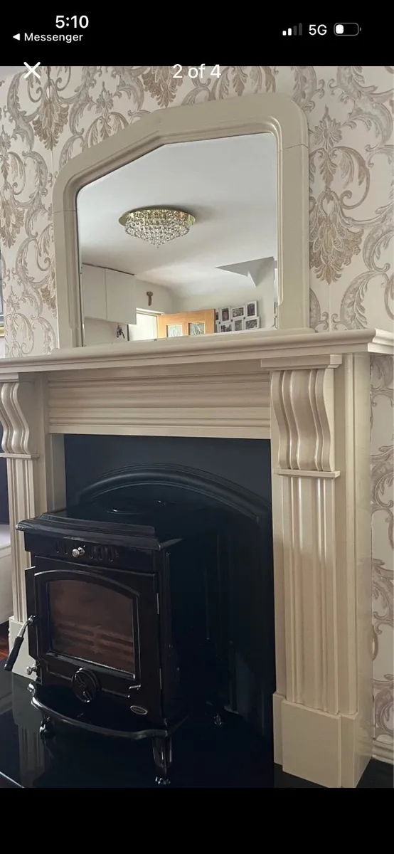 Fireplace,Mirror And Henley Stove - Image 4