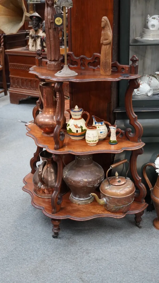 Antique Victorian Whatnot Etagere - Image 2