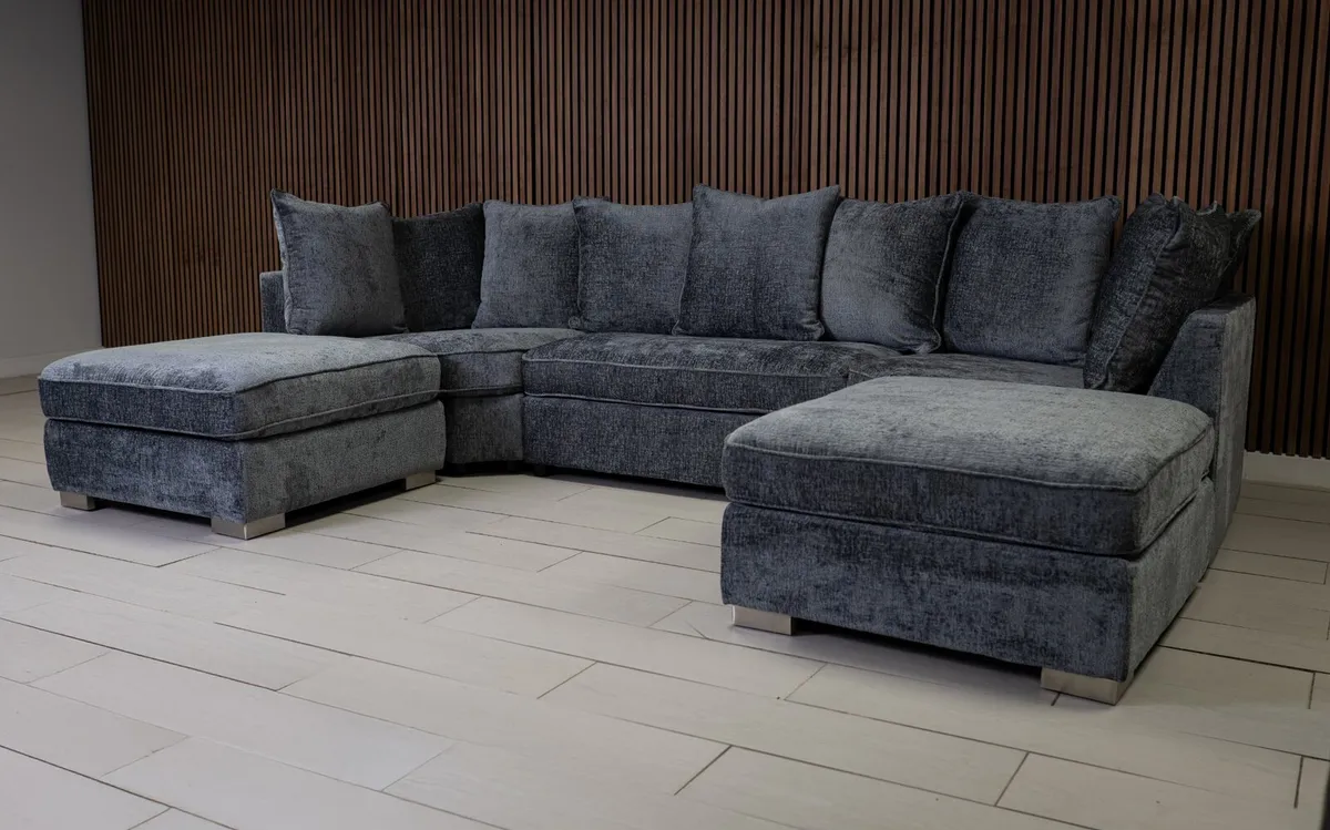 Easton U Shape Scatter Back Cushions Sofa - Image 2
