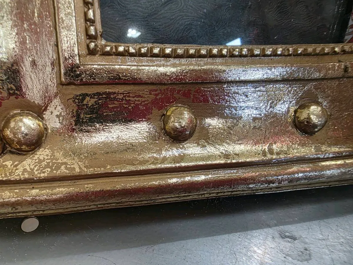 RARE HEAVY, 24CT Gold Covered 5x7 Photo Frame ! - Image 2