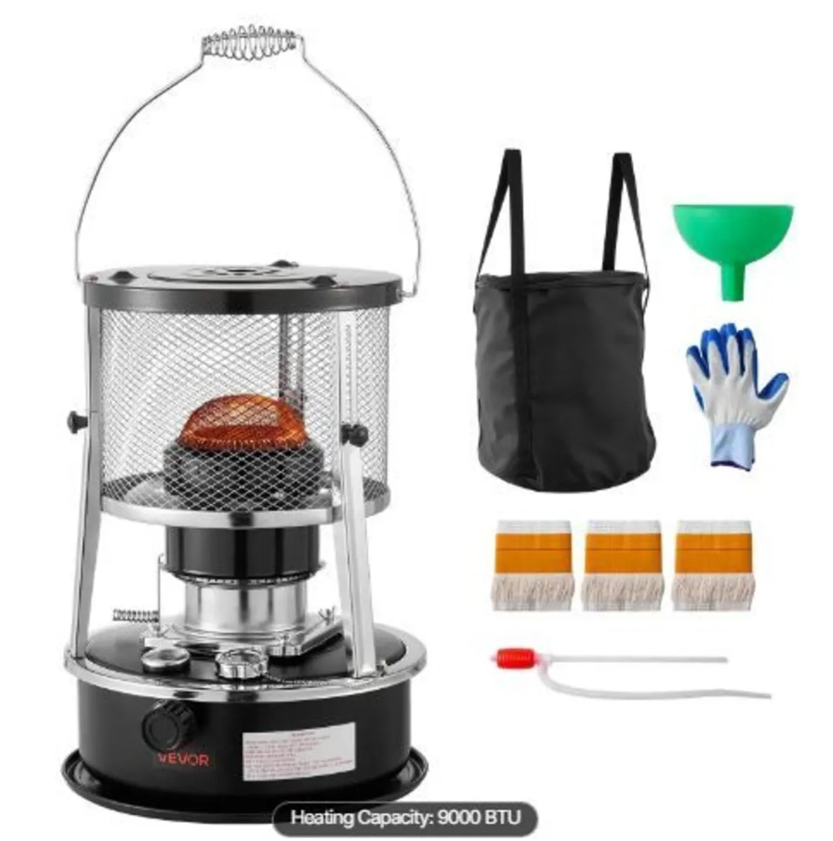 9000 BTU Portable Kerosene Heater & Stove - Image 1