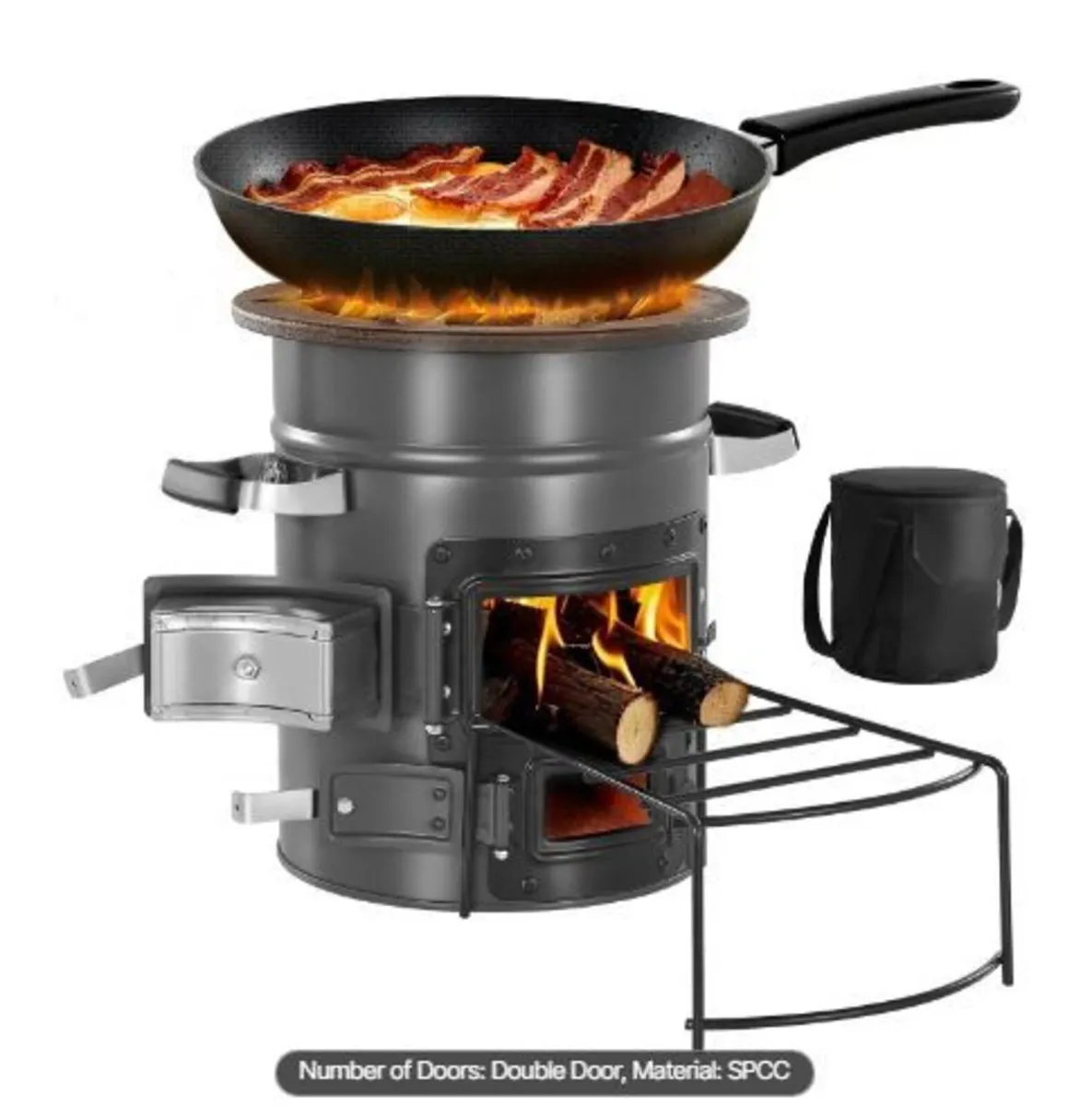 Camping Rocket Stove, Wood Burning - Image 1