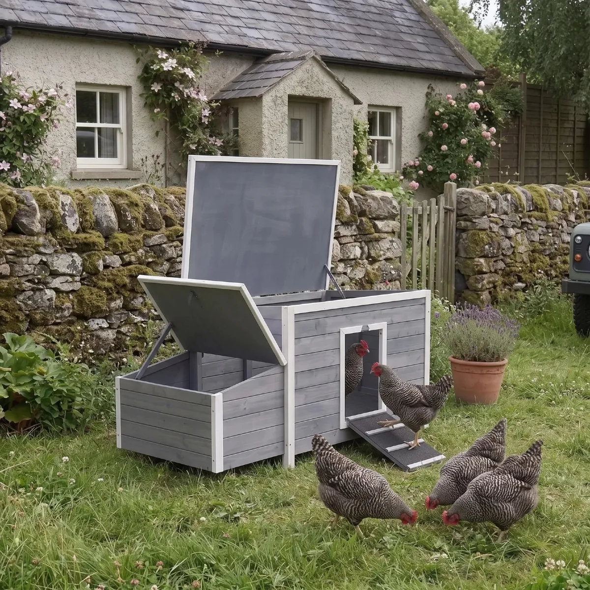 Captain Coop Chicken Coop – 6-8 Hens – Gre - Image 4