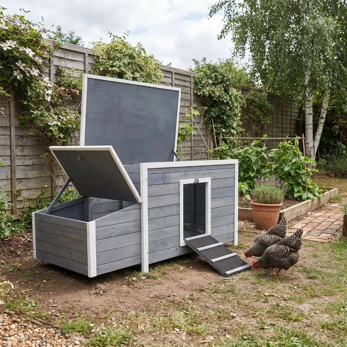 Captain Coop Chicken Coop – 6-8 Hens – Gre - Image 3