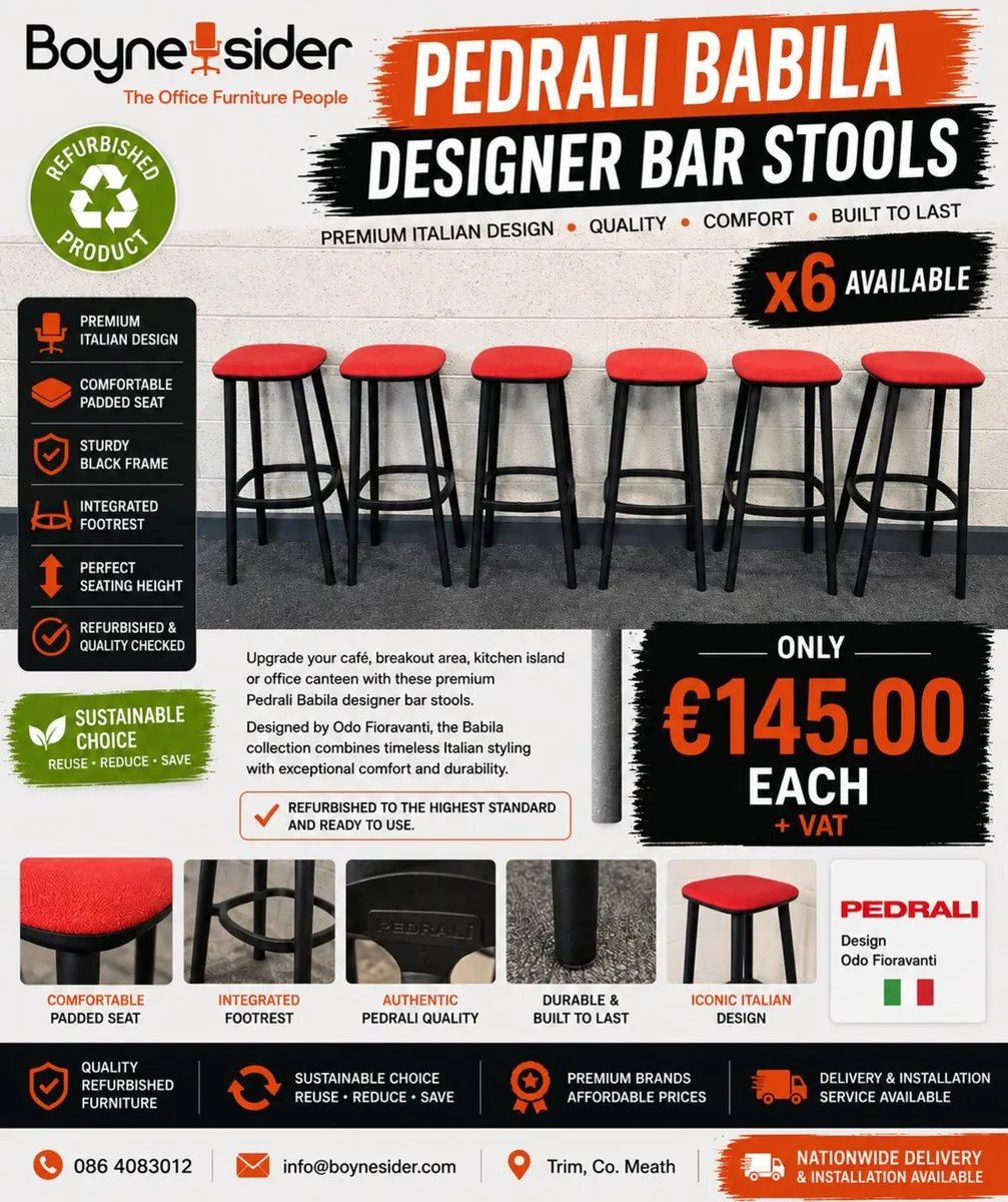 Pedrali babila stools x 6 - Image 1