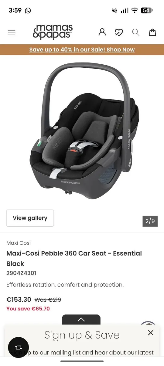 Pram & Car seat travel system - Image 2