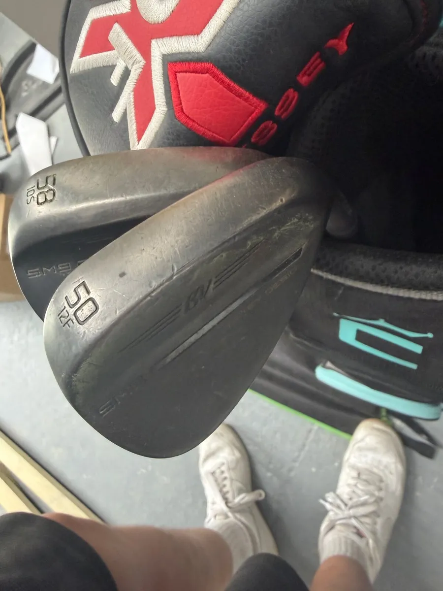 Golf clubs + bag - Image 2