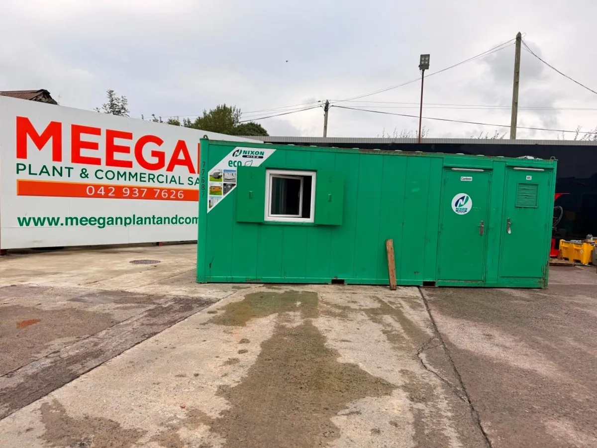 2018 AJC welfare unit site office generator toilet - Image 1