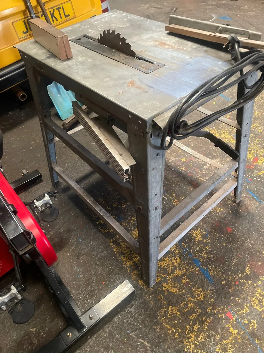 Galvanised bench saw strong - Image 3