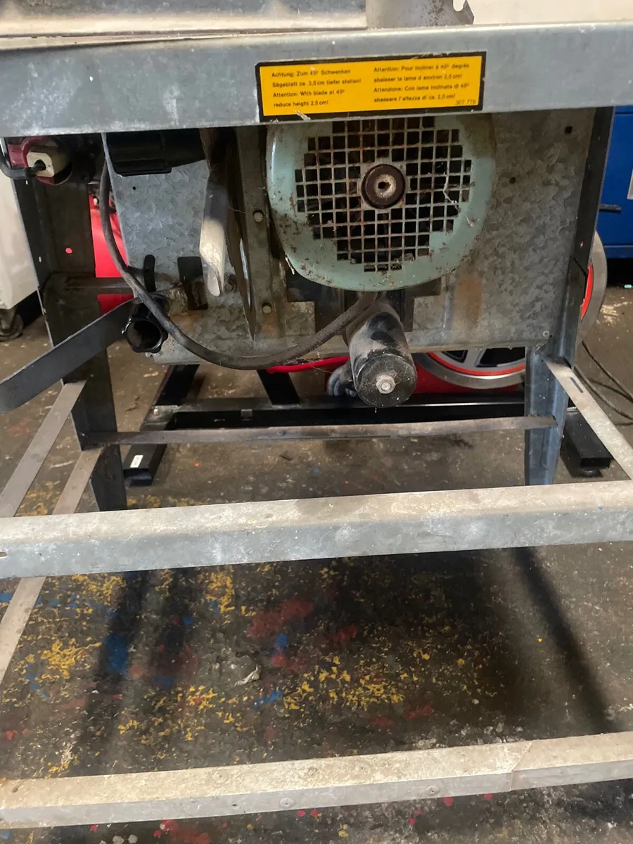 Galvanised bench saw strong - Image 2