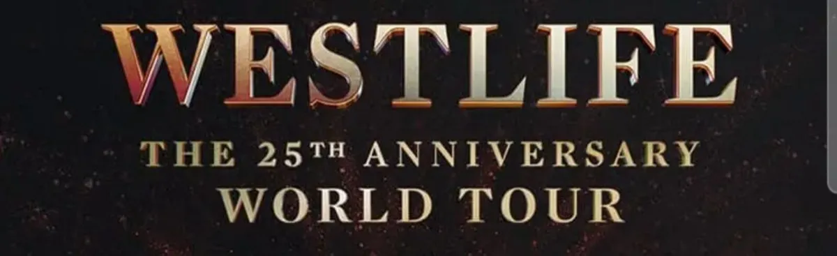 Westlife tickets & accommodation 19th sept