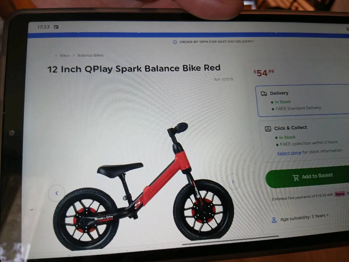 12in Balance Bike - Image 2