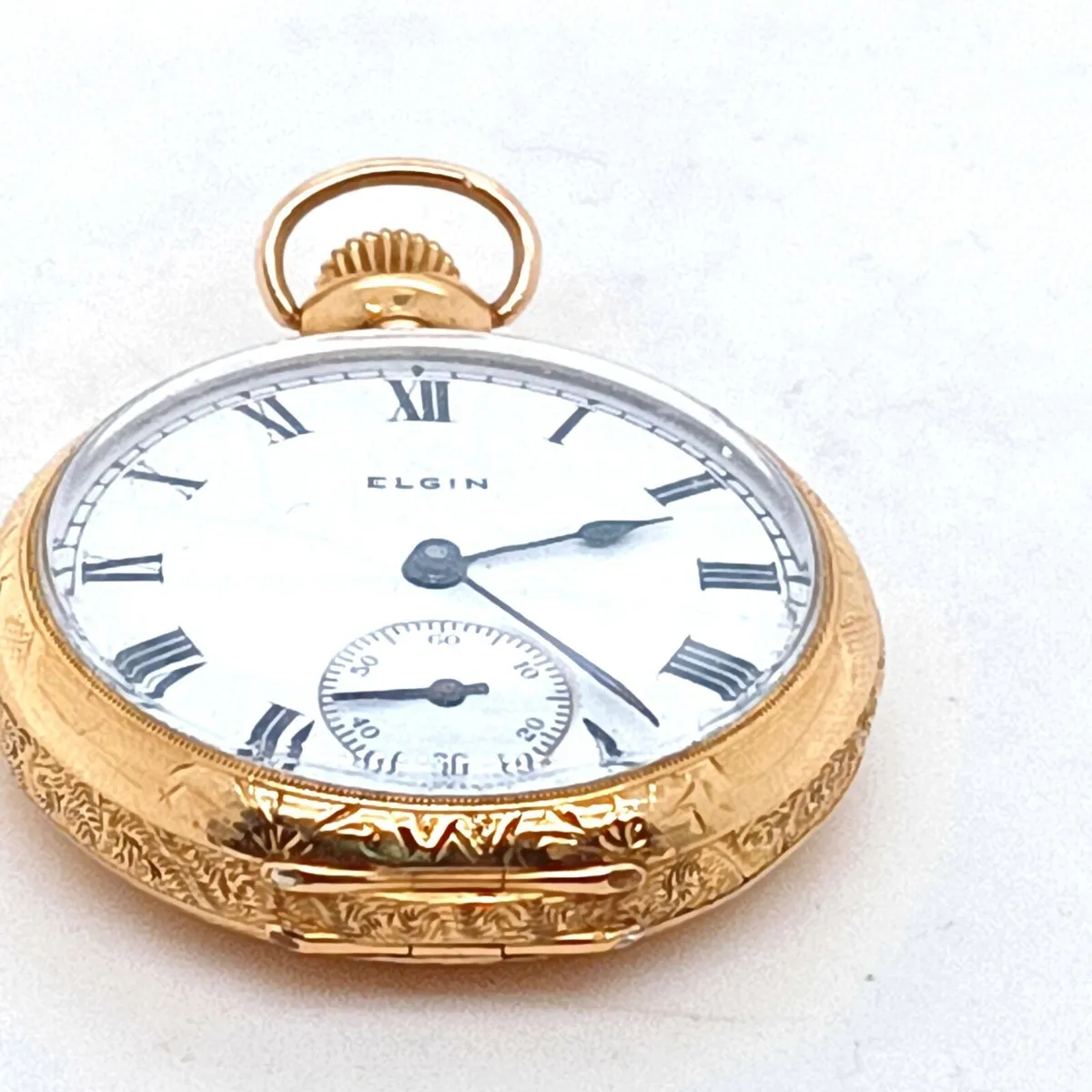 Antique 18k Gold Elgin Pocket Watch - Image 2
