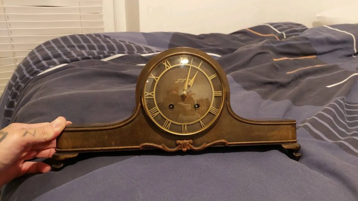 Antique Junghans Mantel / Shelf Clock – German - Image 1