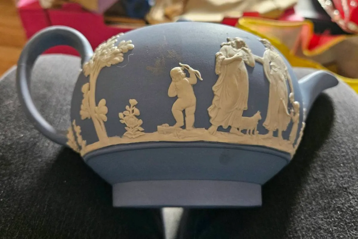 Wedgewood Jasper Ware Collectable Teapot - Image 1