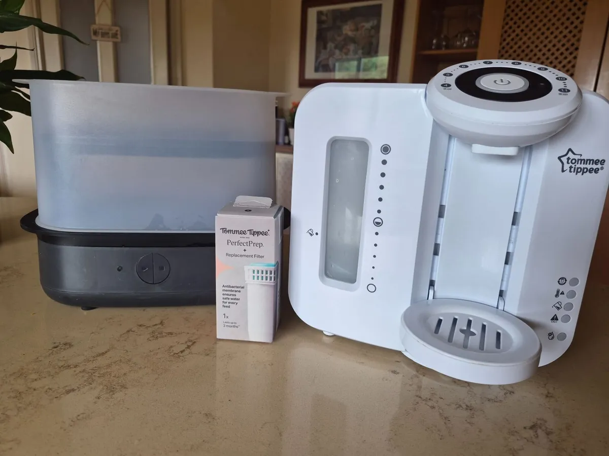 Tommee Tipee Bottle Prep Machine + sterilisor + fi - Image 2