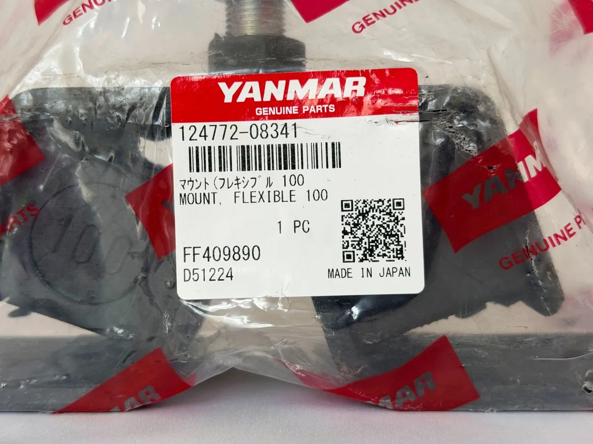 Genuine YANMAR 124772-08341 Mount Flexible 100 - Image 3