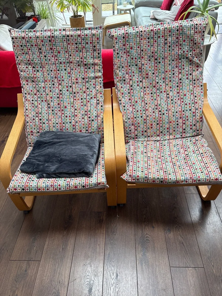 2 ikea rocking chairs - Image 1