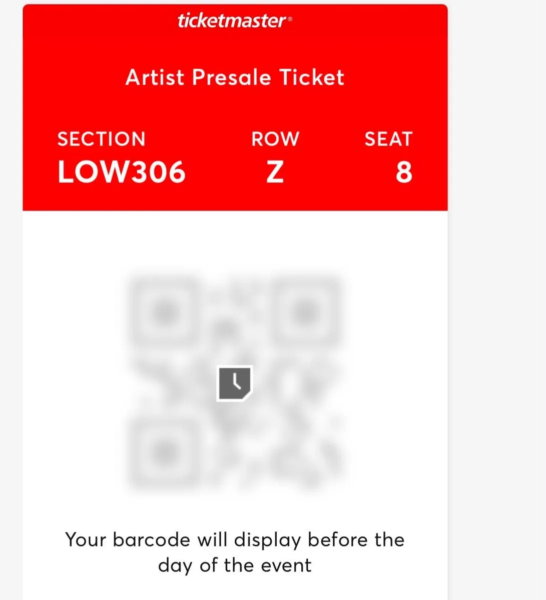 Bon Jovi ticket - Image 1