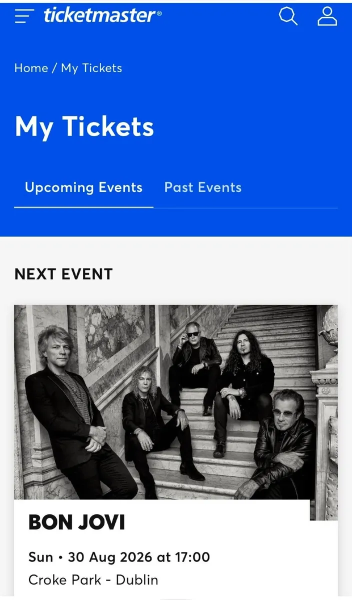 Bon Jovi ticket - Image 2