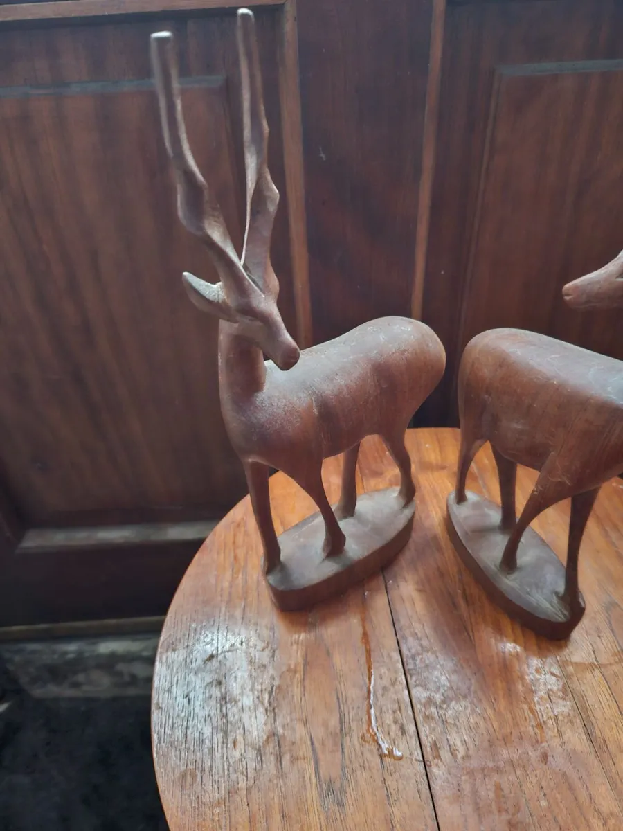 Vintage Mid Century Danish Teak Deer - Image 4