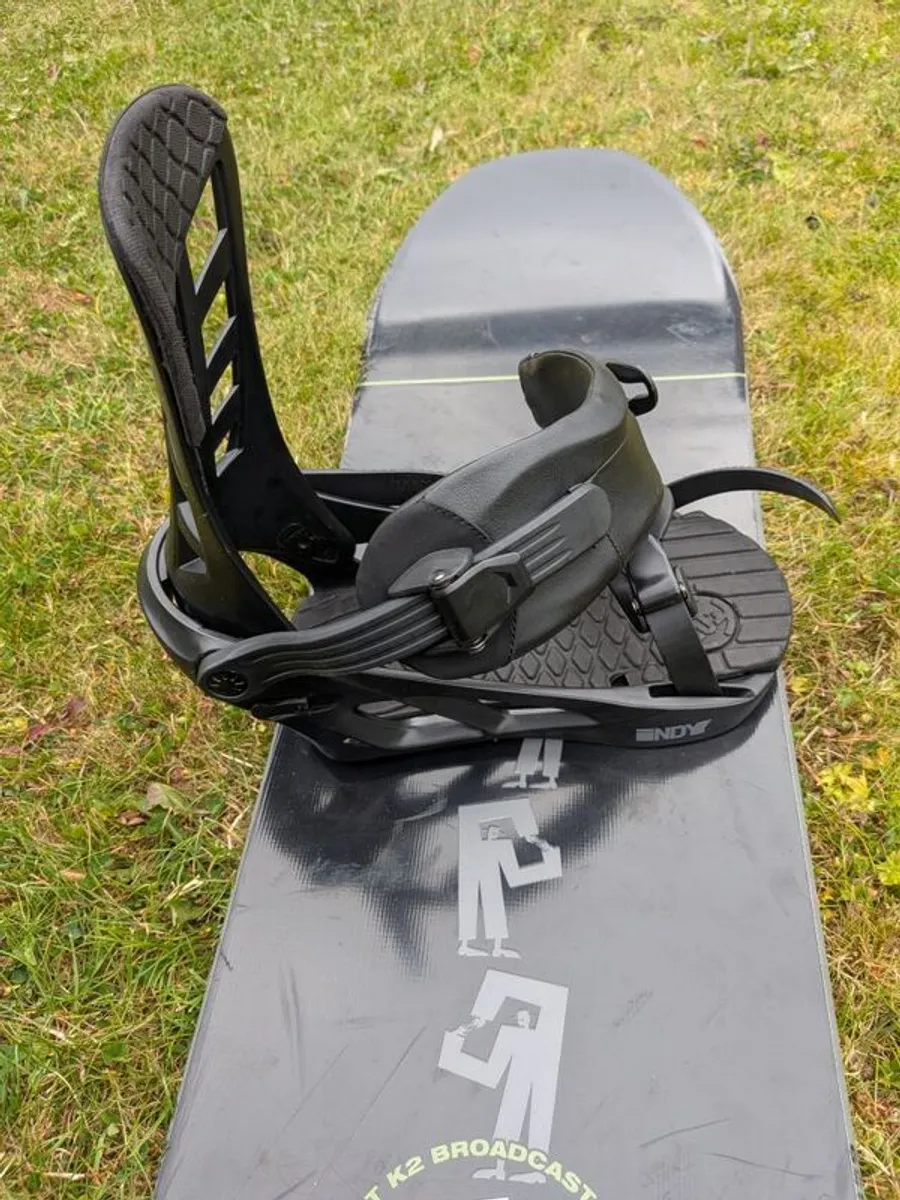 K2 Snowboard, bindings, boots and bag - Image 3