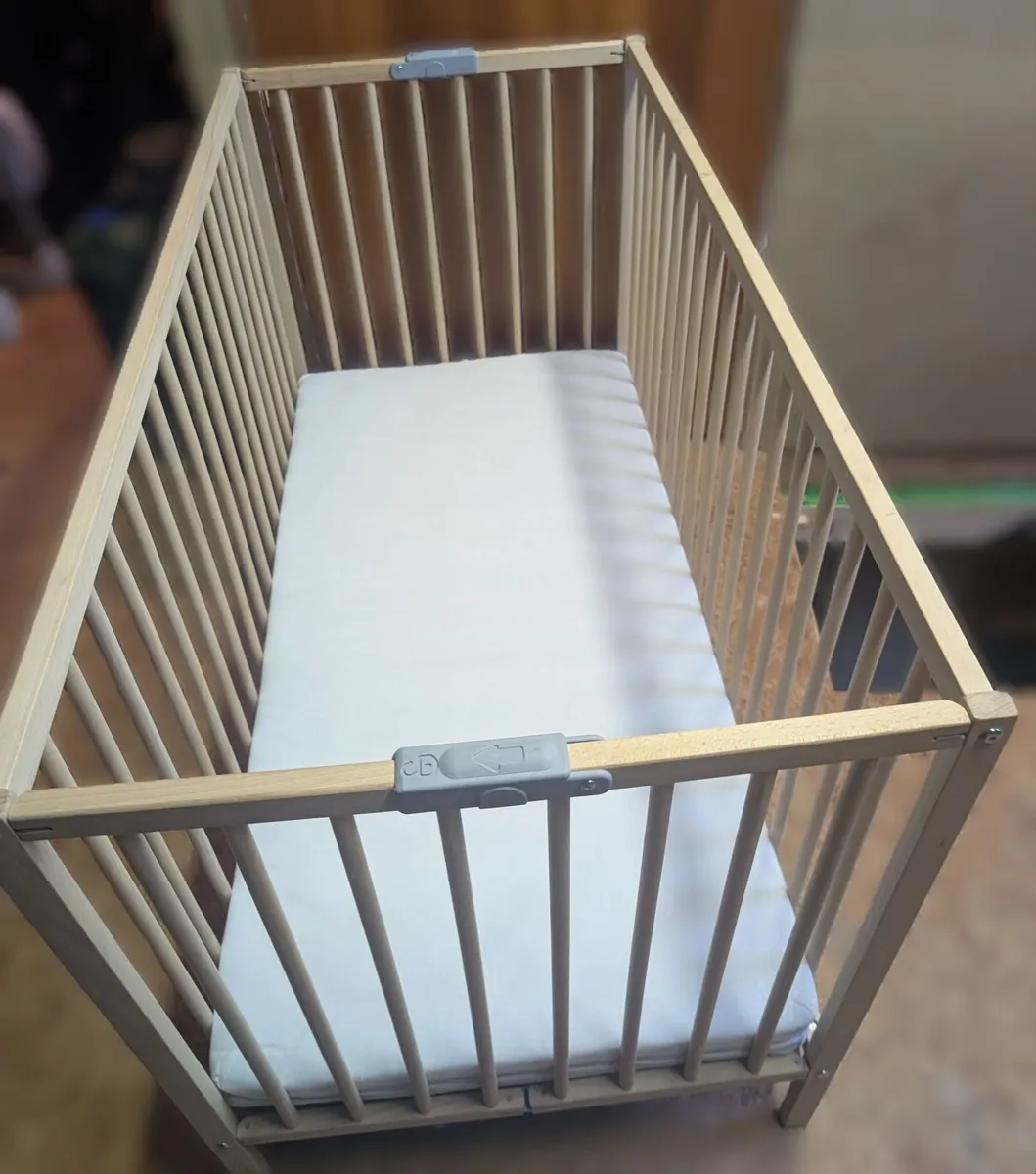 Wooden Baby Cot – Excellent Condition - Image 1