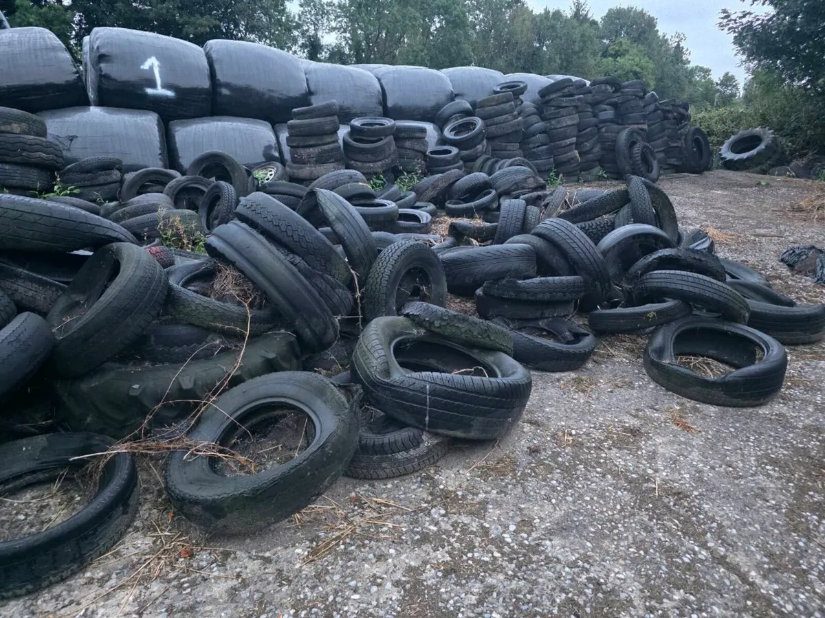 FREE Silage Tyres - Can Deliver - Image 3