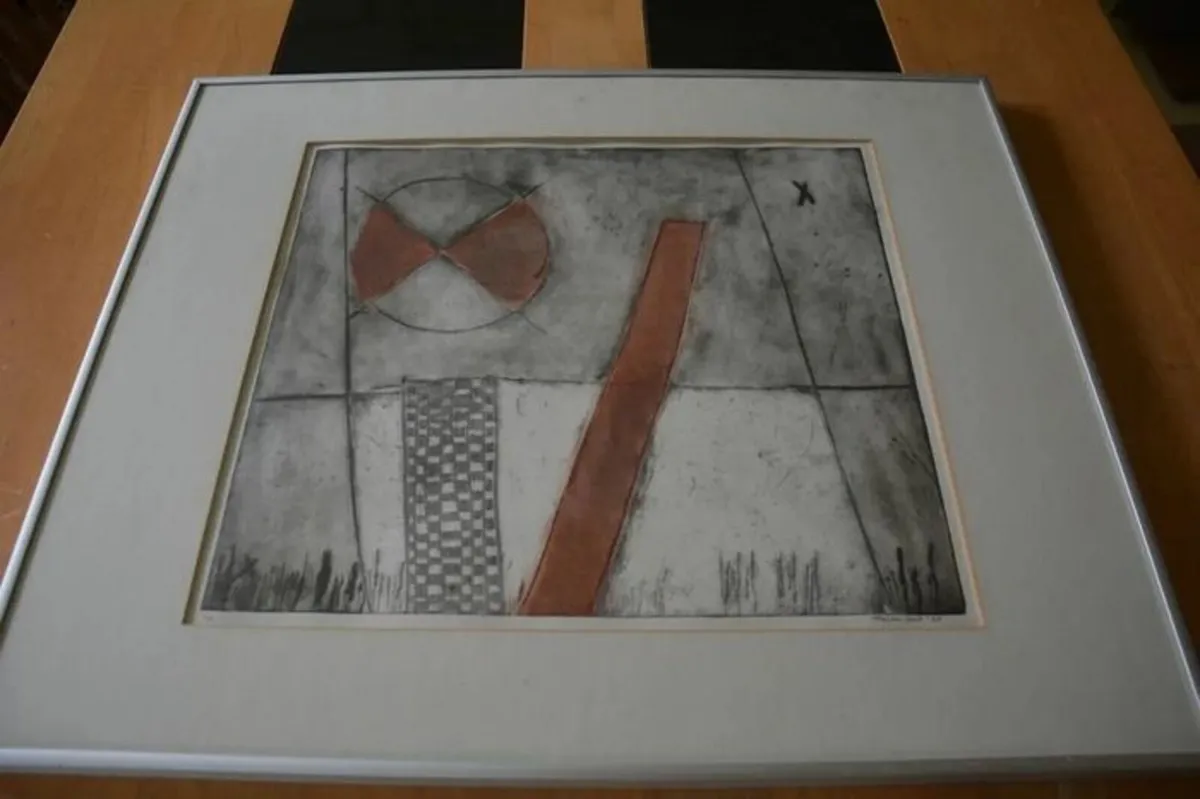 Modern drypoint etchings by Marjan Smit. - Image 3