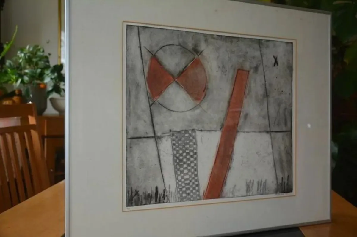 Modern drypoint etchings by Marjan Smit. - Image 1