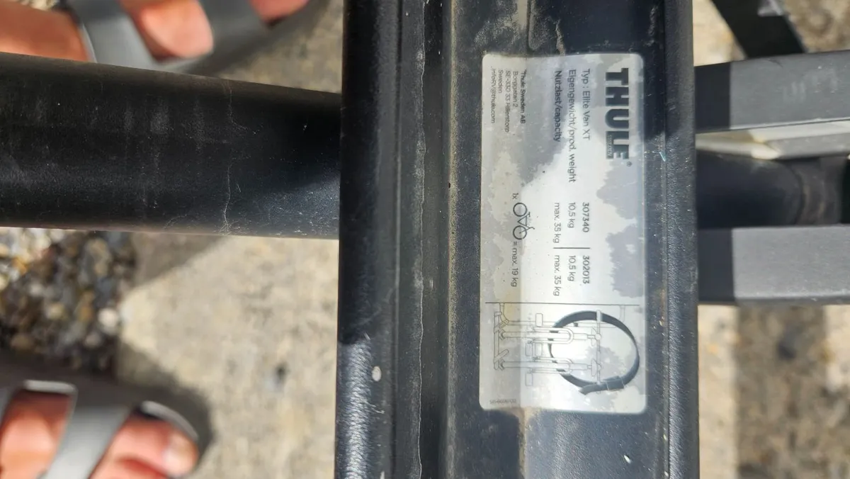 Thule Elite van XT camper bike rack - Image 2