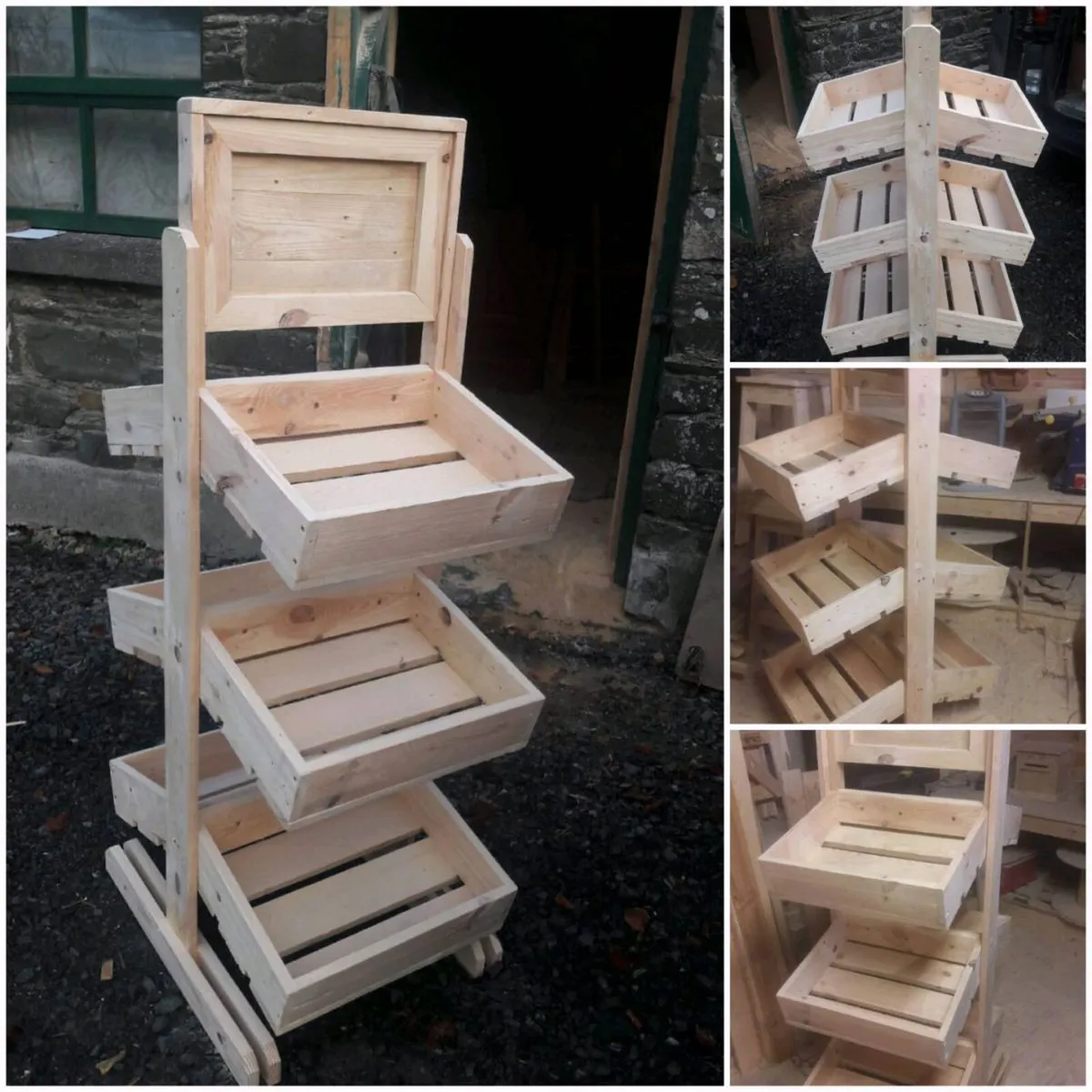 Rustic display stands - Image 1