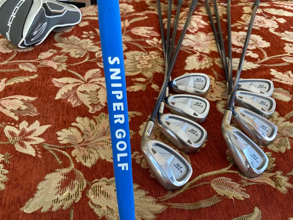 Full set of graphite woods and irons - Image 4