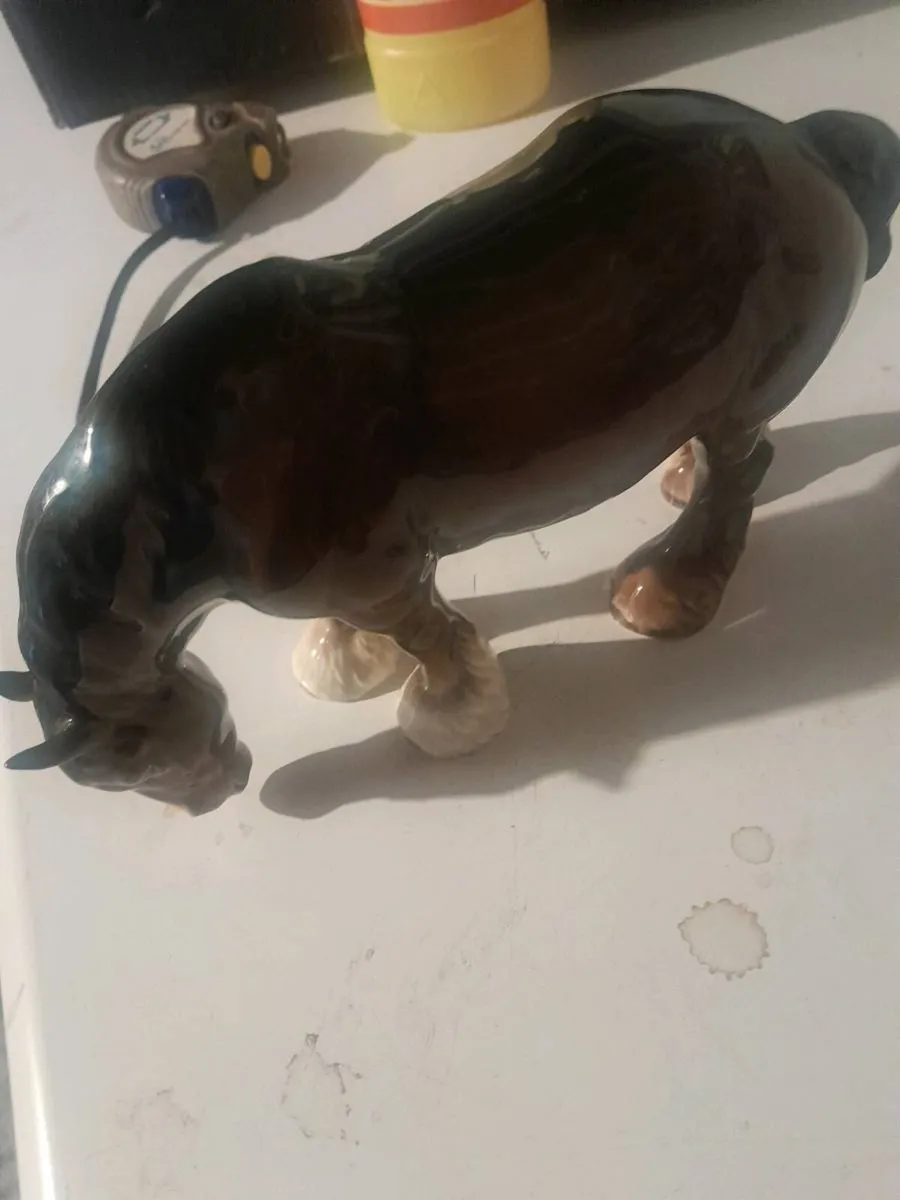 Vintage Berwick  shire horse - Image 2