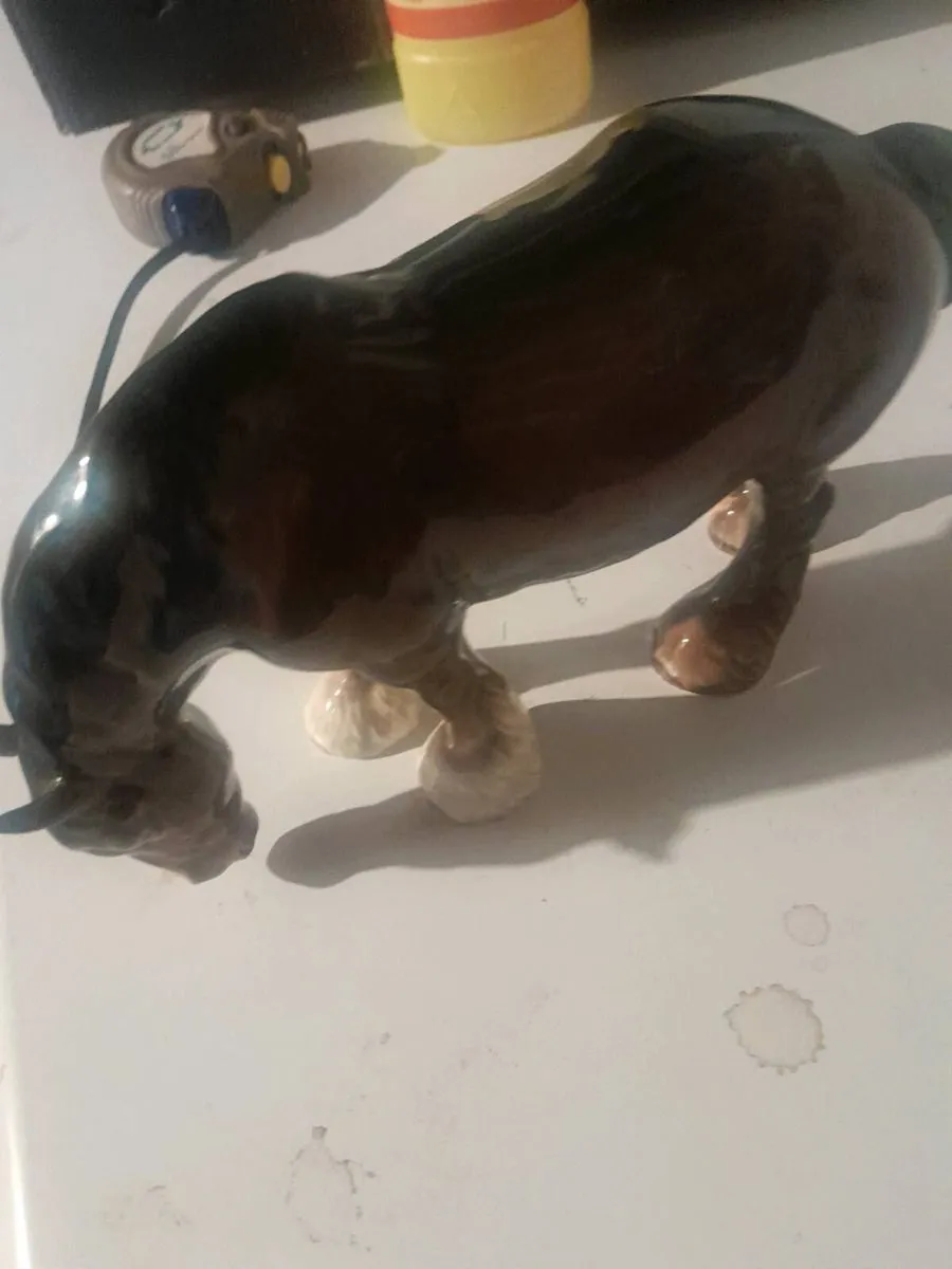Vintage Berwick  shire horse - Image 4