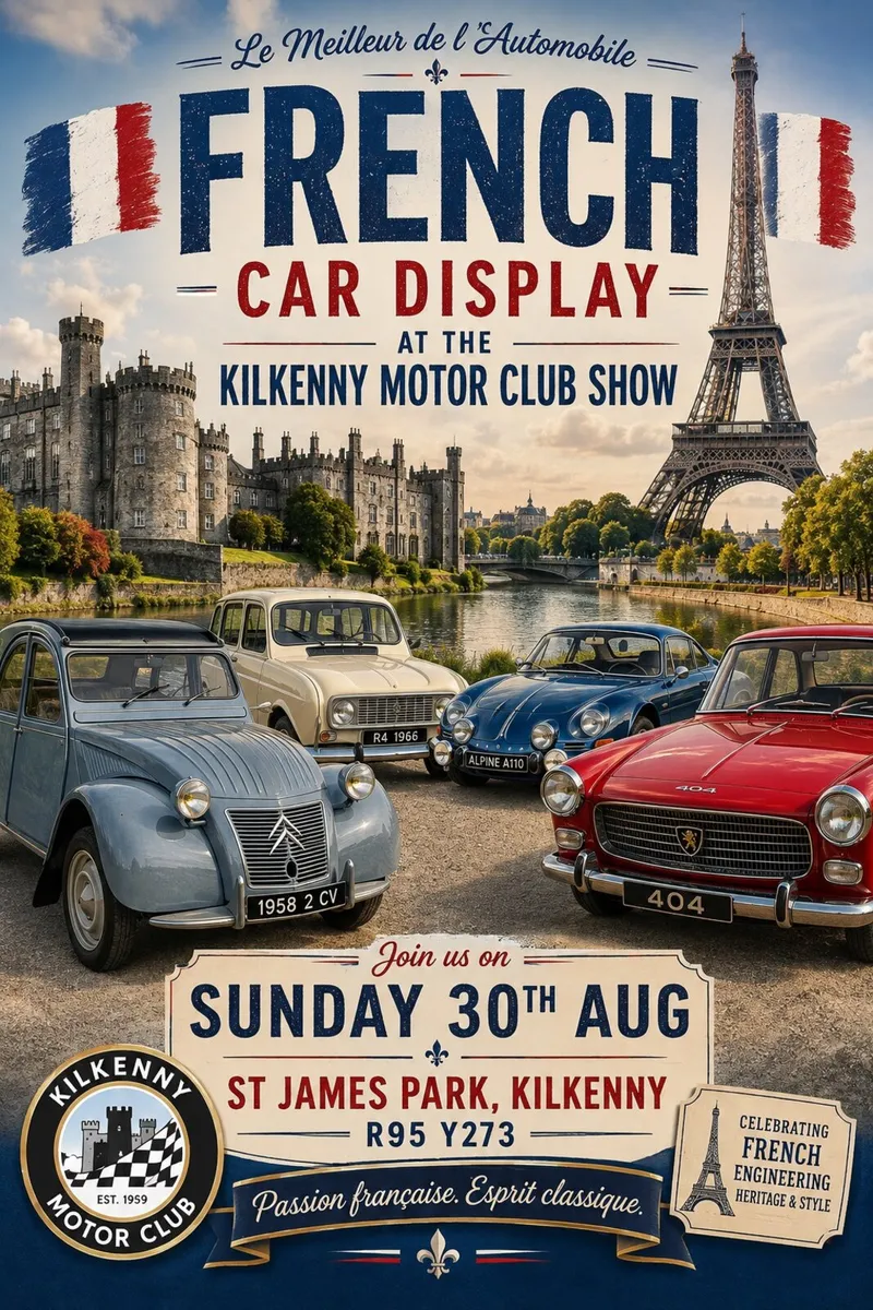 Annual Kilkenny French Car Display - Image 1